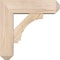 Ekena Millwork Imperial Craftsman Smooth Bracket w/ Offset Brace, Douglas Fir, 5 1/2"W x 16"D x 16"H BKT0604X16X16IMP04SDF - alternate 4